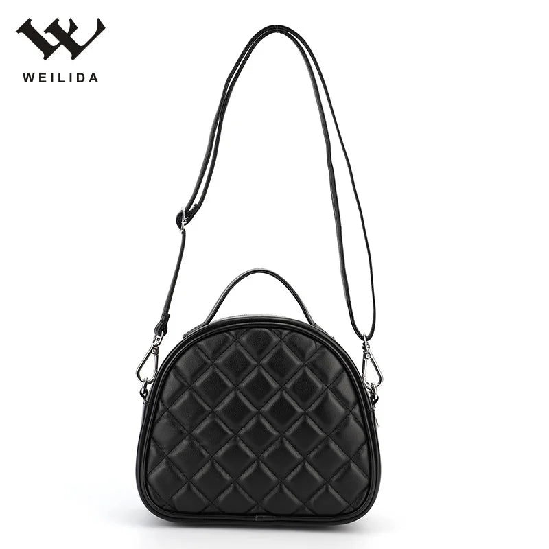 Fashionable Eco-Friendly PU Shoulder Crossbody Bag for Kids Waterproof Black Sling Bag with Zipper Closure Low Price