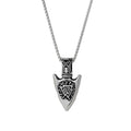 Mens Nordic Viking Necklace Stainless Steel Odin Valknut Rune Pendent Viking Pagan Jewelry