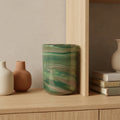 Wholesale Colorful Round Edge Bottom Glass Cup Candle Holder