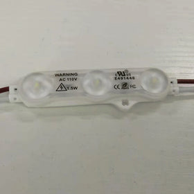 AC110V 3 LEDs Modules 6500K White Waterproof Decorative Light for Lightbox Letter Sign Advertising with Tape Adhesive Backside