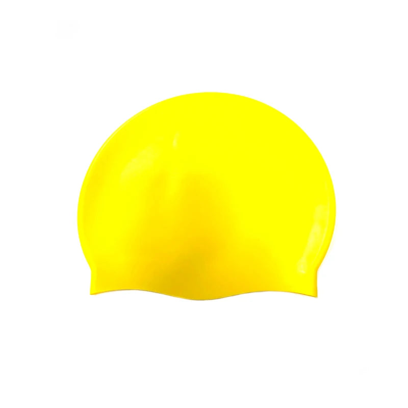 Factory Price Silicone Swimming Cap High Quality Pure Color Silicone Comfortable Silicon Swim Caps for Adult