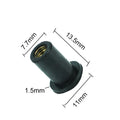 Toilet Seat Hinges Fittings Top Mounting Seat Hardware Bolts Rubber Nut