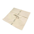 Custom Logo Printing Eco Recyclable Envelope Cotton Canvas Clothes Pillow Pouch Drawstring for Shoes Socks (Custom Color/Size)