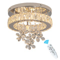 Custom Smart Led Floral Ceiling Light Round  Ceiling Lamp Modern Bedroom Design