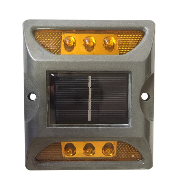 High-Intensity Solar Road Stud Light - Waterproof Aluminum Design for Enhanced Road Safety