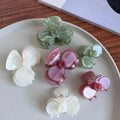 Delicate Flower Hair Claw Accessory High Sensitivity Acetic Acid Side Clip