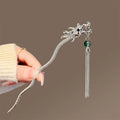 Chinese Ancient Style Dragon Hollow Chopstick Hair Stick for Women Vintage Hanfu Crystal Charm Hairpin Hair Wear
