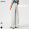 Janya Wide Leg Pants Drawstring Womens Workout Training Jogging Pockets Trousers Women Custom Logo Wholesale Sports Hiking Pants