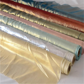 Hot Selling Attractive Dyed Shiny Popular Pure Lurex Silk Metallic Fabric Lame for Charming Girl Fashion Scarves