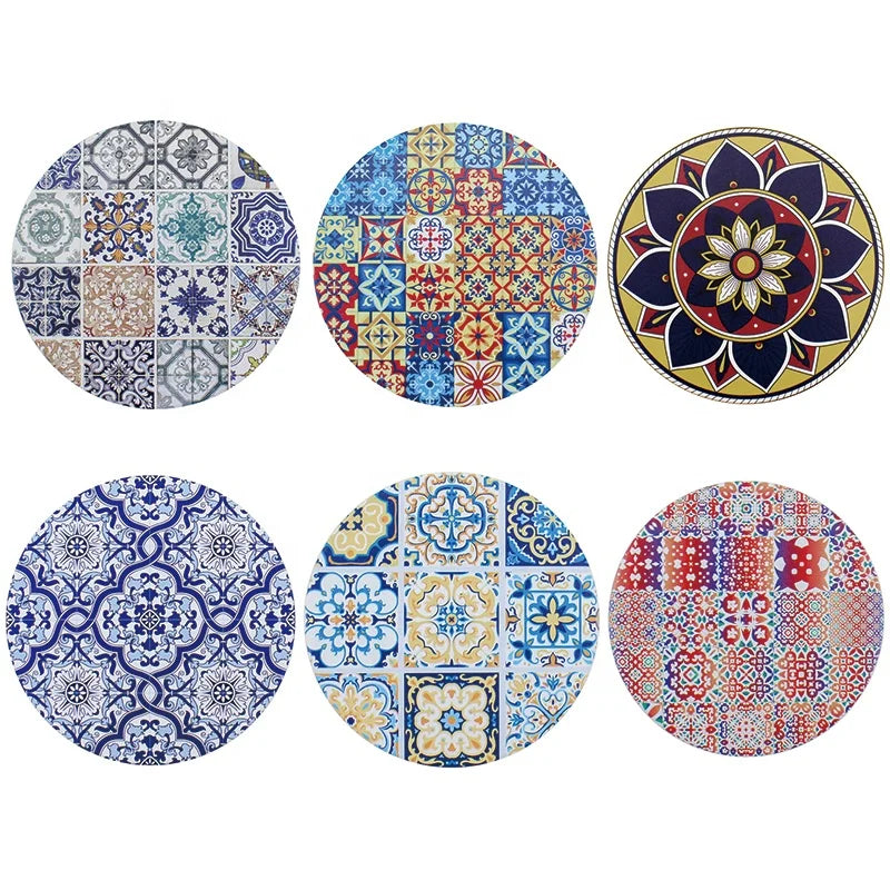 Jutien Design Coaster Dinning Cork Table Absorbent Ceramic Hot Pot Mats&pads Place Mat Absorbent Ceramic Coasters