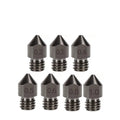 Ideaformer MK7/MK8 Hardened Steel Nozzle M6 Thread for 1.75mm Extruder Parts Black FDM 3D Printer 6 Months Warranty