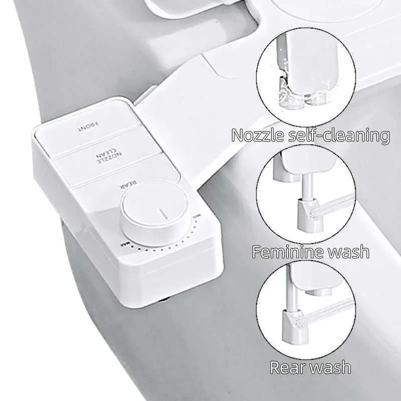 New Design Modern Removable Detachable Ultra-Slim Toilet Bidet Sprayer Rear Wash Bathroom Attachment Good Price Wholesale