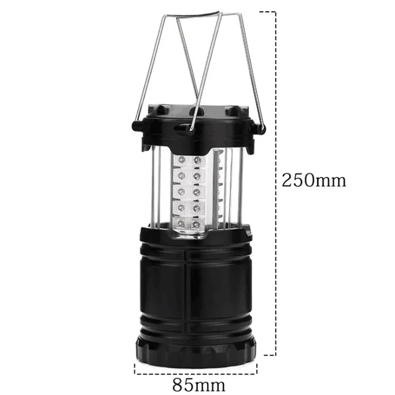 China Factory Multifunction Waterproof 360 Led FlashLight Scalable Camping Lantern Lamp with Power Bank