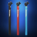 Bicycle MTB Seatpost 27.2 30.9 31.6mm 400mm Aluminum Alloy Seat Tube Long Fixed Gear Seat Post Extension Bike Parts Accessories