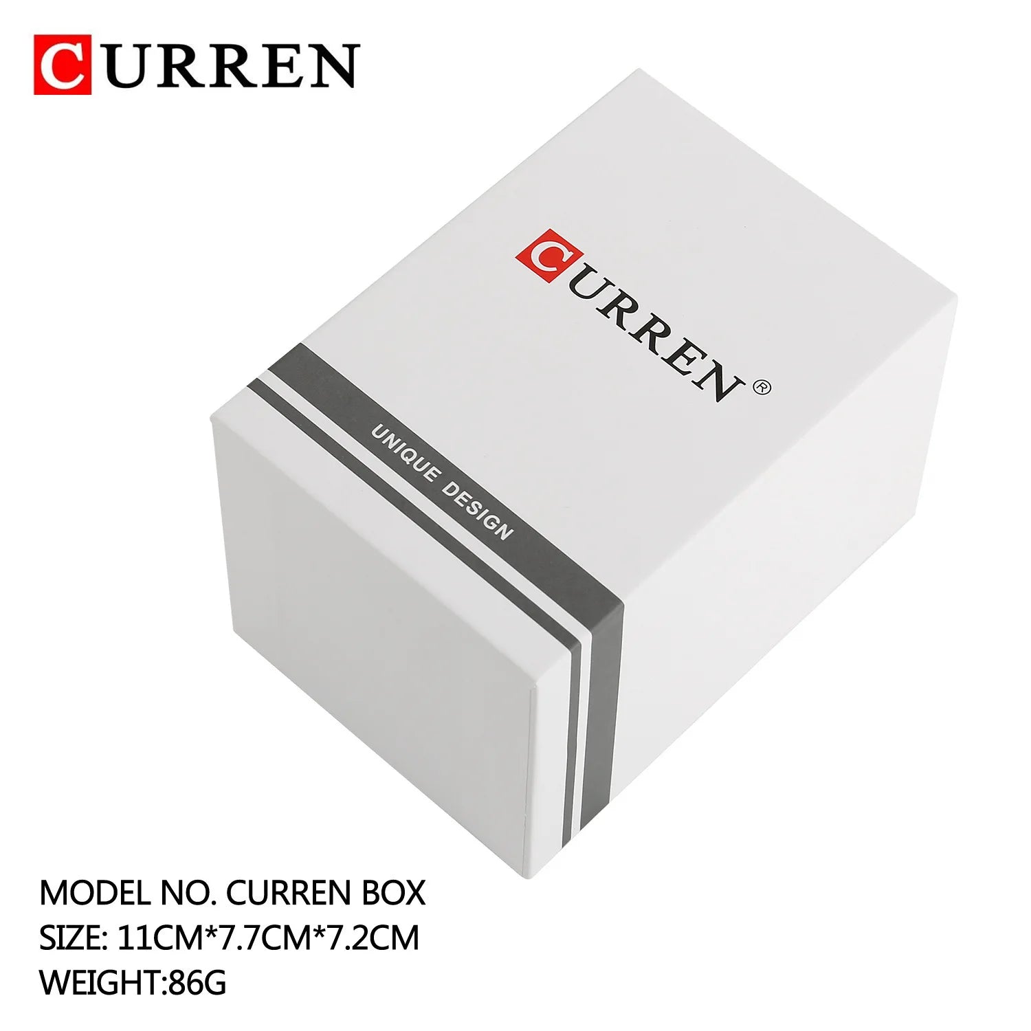 CURREN  Original Box White CARTOM PAPER Not Included the Watch Gift Packing