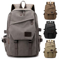 Promotional Custom logo Premium Water Proof Adult Vintage Durable Men Canvas Backpack