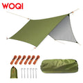 WOQI Customizable Logo Lightweight Waterproof Tent Camping Tent Fabric Family Travel Tent