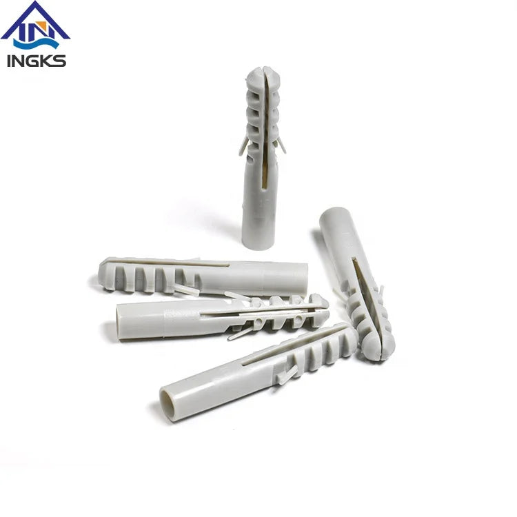 M5 M6 M8 Hollow PVC PE Nylon Frame Fxing Wall Plug Plastic Expansion Drywall Anchors Used with Screw