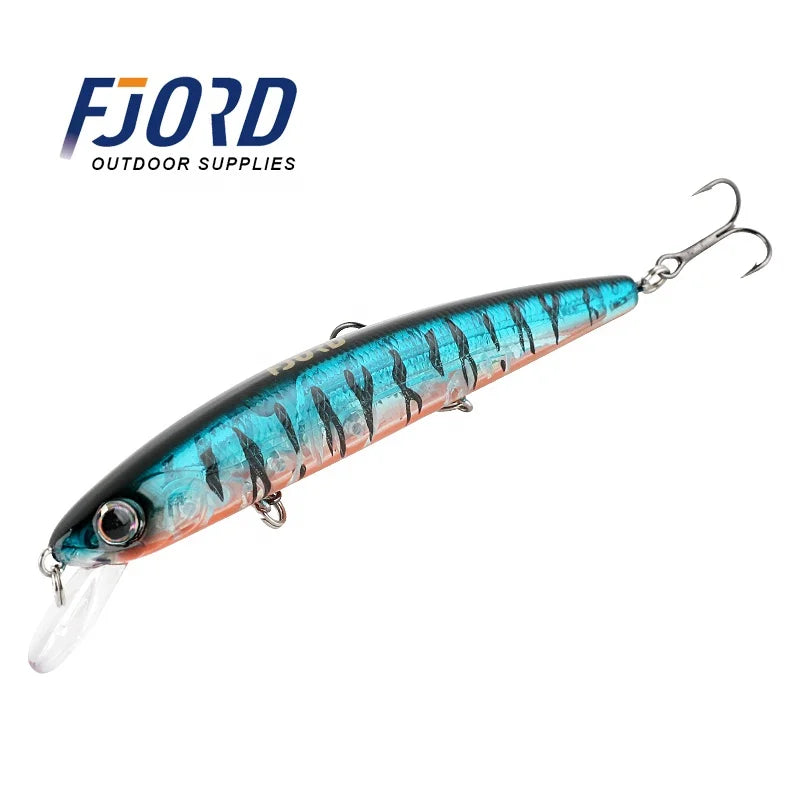 FJORD OEM Top Right 92mm 9g Suspending Minnow Lure Plastic Fishing Lures Molds for Freshwater Saltwater