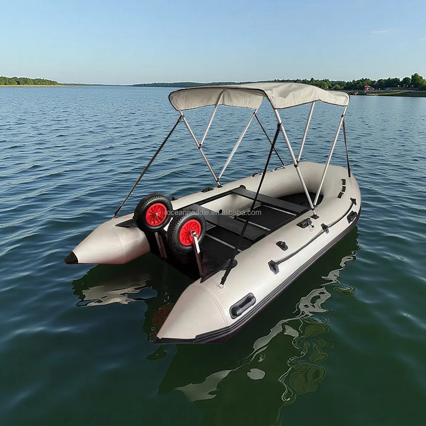 China Hypalon Inflatable Boat Manufacturers Customized Inflatable Boats Heavy Duty Dinghy Kayak 3.2m