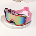 Impact Resistant Anti-Fog Windproof Mountaineering Skiing Sunglasses Colorful Large Frame One Piece Outdoor Sports Sunglasses
