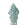 DIY Green Aventurine Gemstone Santa Claus Statues Healing Crystal Carved Christmas for Gift Decoration