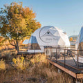 5 M Geodesic Glamping Tents Waterproof Igloo Dome With Outdoor