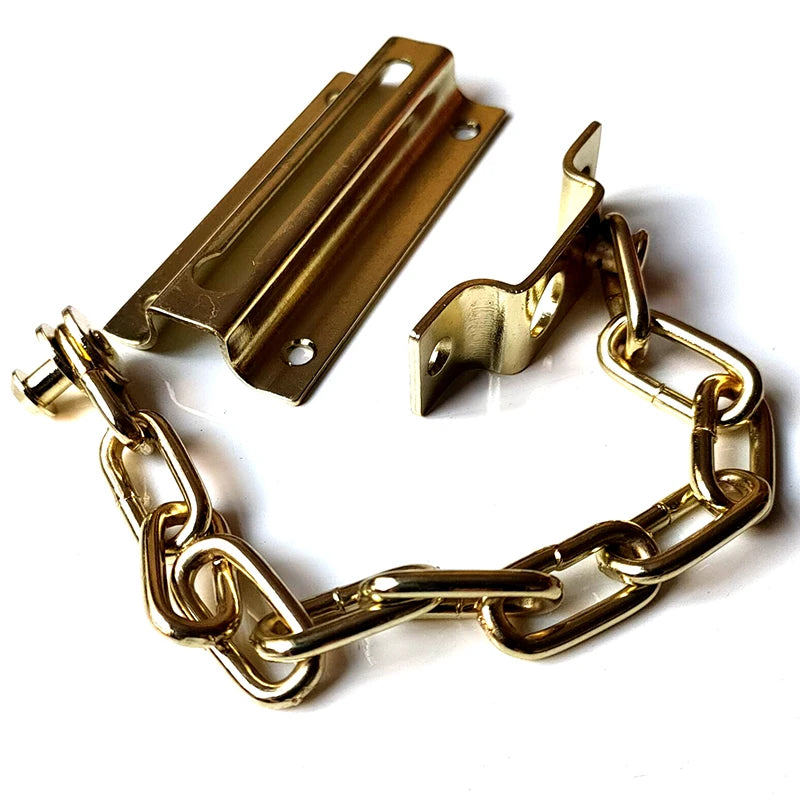 Modern Zinc Alloy Security Window Chain Guards and Door Bolt for Window Latch Lock 220mm Easy Installation