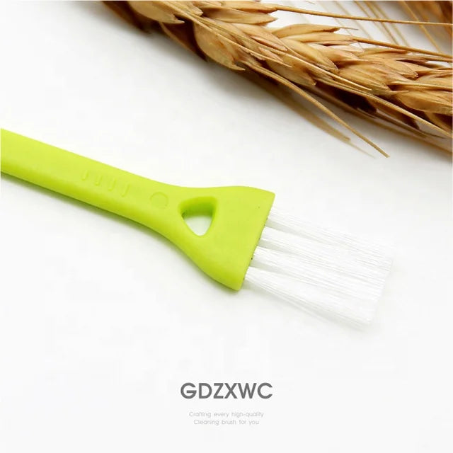 Green White Small Brush for Tiny Keyboard Cheap Pointy End 2-in-1 Kitchen Food Grade Daily Life Kitchen Gadget 11-Colors