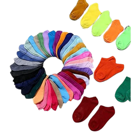 2026 Wholesales Casual Breathable Thick Solid Color Sock Womens Candy Silica Gel Colorful Cotton Low Cut Socks for Girls