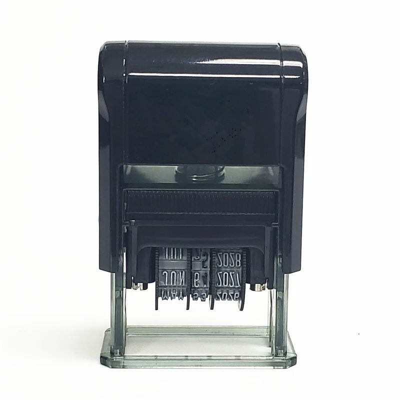 Customized Logo WES Self-Inking Stamps English & Number Date Stamps