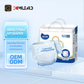 For Kimlead Super Absorbent Disposable Adult Diapers 6000ml Capacity Thick Front Tape with Printed Feature