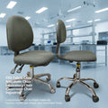 ESD Fabric Chair With Armrests Durable Static Dissipative Seating Height Adjustable for Electronics Manufacturing Data Center