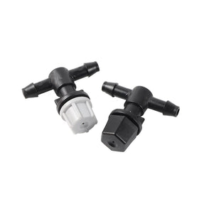 3 Way Sprayer Nozzle Garden Irrigation Mini Sprinkler Adjustable Misting Nozzle with 4/7mm Tee Connector