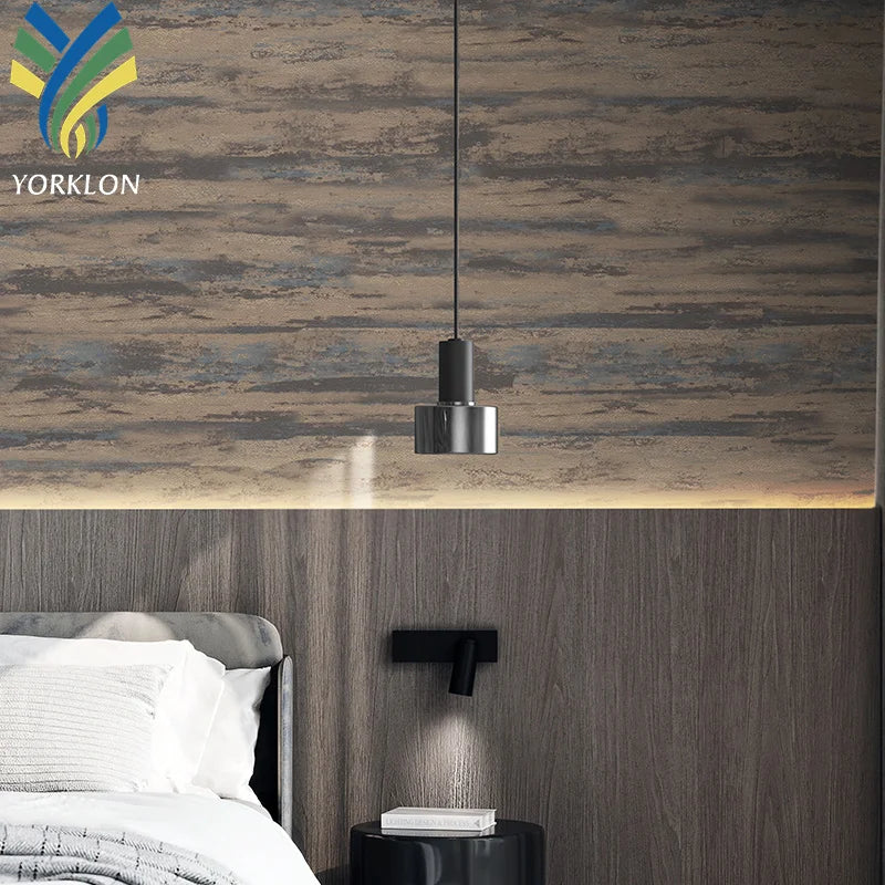 27-Year Waterproof Fabric Textured Vinyl Luxury Living Room Wallpaper Modern Home Decoration Wall Covering for Hotels
