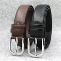Fashion Male Pin Buckle Belt 33MM Alloy Wholesale PU Belts for Men YiWu LQbelt Factory Direct Sale