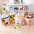 Large Capacity Laundry Hamper With Lid and Handles Children's Toys Wardrobe Clothes Storage Basket Portable Household Dormitory
