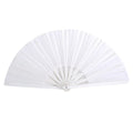 Custom Chinese 13inch Large Logo Bamboo Fans Hand Held Folding Custom Clack Fans Sublimation for Festival Wedding