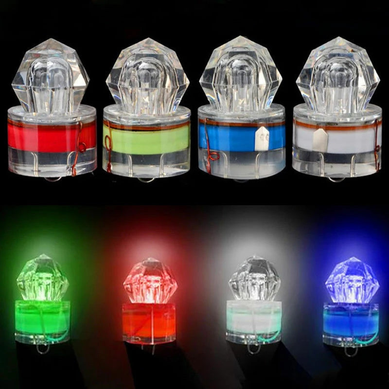 Fishing Lights Waterproof Squid Flashing LED Deep Drop Underwater Fishing Light Bait Lure Squid Strobe