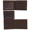 Tiding Brand Customize Full Grain Leather Wallet Retro Brown Men Bifold Crazy Horse Real Leather Wallet for Men
