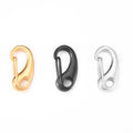 High Quality Fully Stocked Stainless Steel Gold Silver Accessories Snap Lock Lobster Clasps for DIY Jewelry Making