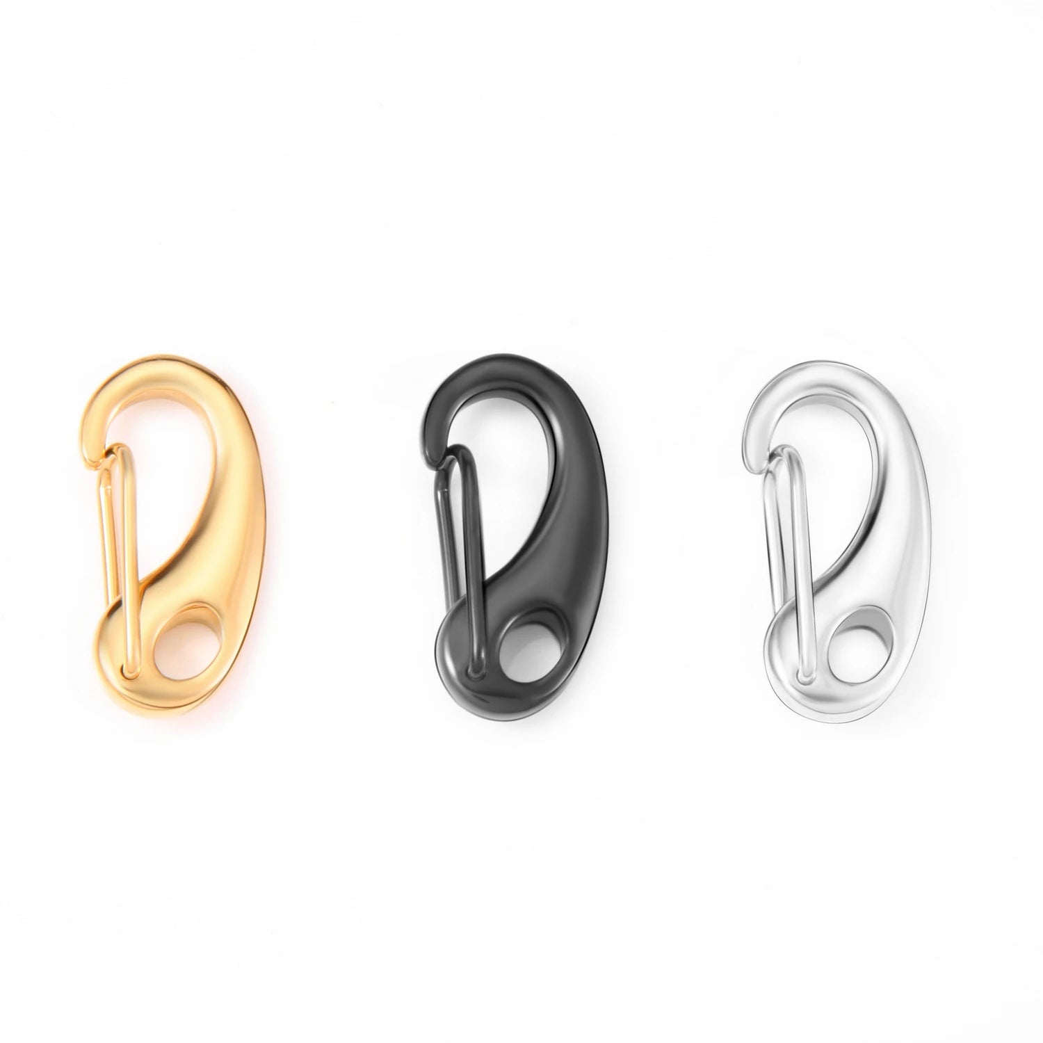 High Quality Fully Stocked Stainless Steel Gold Silver Accessories Snap Lock Lobster Clasps for DIY Jewelry Making