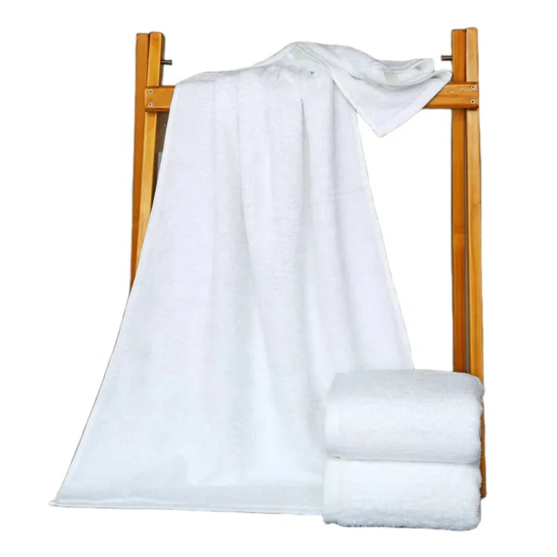 70X140cm Basics Quick-Dry Bath Towels 100% Cotton Hotel & Spa Towels for Bathroom Soft & Absorbent Customized