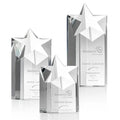Adl Five-Pointed Star Acrylic Awards Crystal Glass Trophies for Anniversary Awards With High-Quality Customized Logo Words