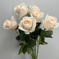 M256 Wholesale Wedding Artificial Rose Real Touch Silk Roses Moisturizer Artificial Real Touch Roses