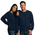 Wholesale Unisex Embroidered Sweatshirts Custom Designer Printed Loose Blank Solid Color Men's Crewneck Hoodies for Winter