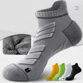 Wholesale Padded Terry Cushion Trainer Socks Sports Athletic Running Workout Ankle Socks for Men