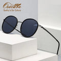 My1001 High Quality Metal Round Stainless Screwless Custom Lunettes De Soleil Designer Brand Sun Glasses Men Luxury Sunglasses