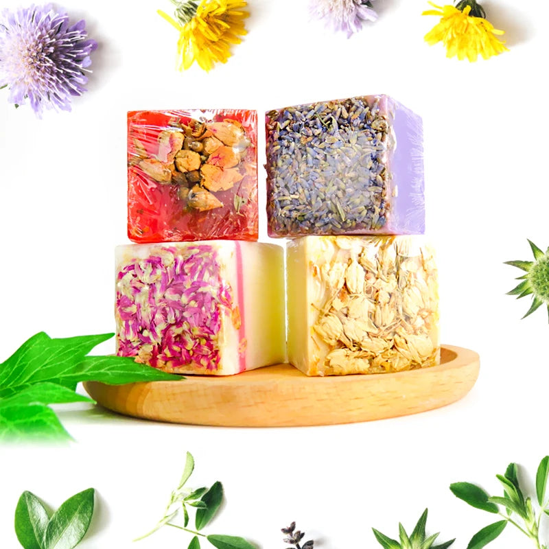 OEM/ODM/Private Labeling Handmade Both Soap Organic Soap Cooling Flower Soap