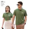 Traceless 195 GSM 49.6% Cotton 47.1% Polyester 3.3% Silk Breathable Custom Printing Original Polo T-Shirt for Man